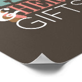 Zijn & Haar Hamer Whisk Paar Douche Giften Teken Poster (Hoek)