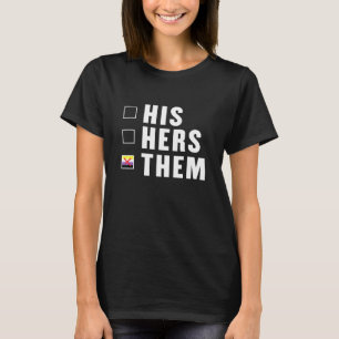 Zijn haar hen Nombinary Enby Genderqueer Non Binar T-shirt