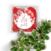 Zijn, haar, onze favoriete snack bruiloft favor ronde sticker