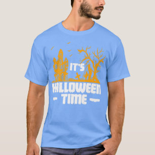 Zijn Halloween Time Haunted House Castle Ghost T-shirt