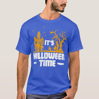 Zijn Halloween Time Haunted House Castle Ghost T-shirt