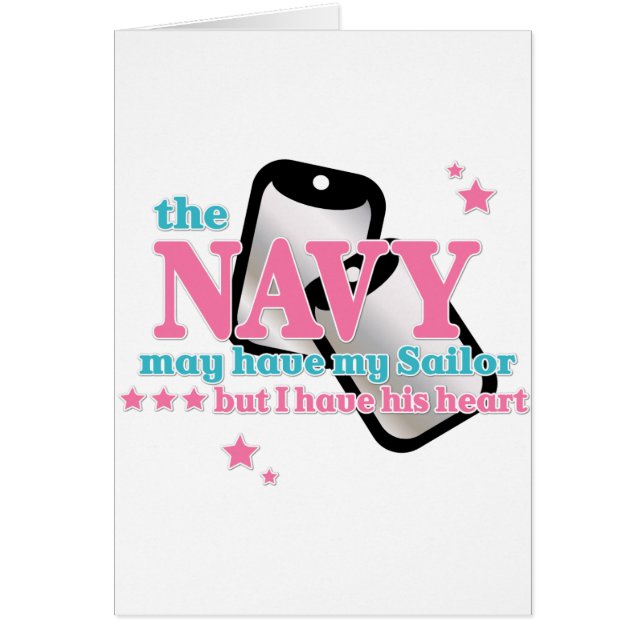 Zijn hart Navy (Voorkant)