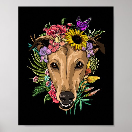Zijn Herfst Yall Cute Poodle Autumn Tree Fall Leav Poster (Voorkant)