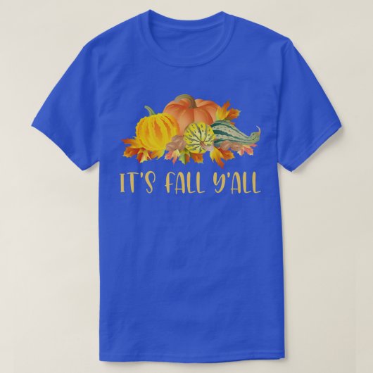 Zijn Herfst Yall Cute Pumpkins Squashes Autumn Her T-shirt (Design voorkant)