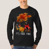 Zijn Herfst Yall T-shirt Rottweiler Dog Autumn Hal (Voorkant)