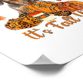 Zijn Herfst Y'all Teckel Dog Herfst Sjaal Herfst P Poster (Hoek)