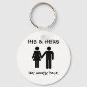 Zijn & Hers Sleutelhanger (Voorkant)