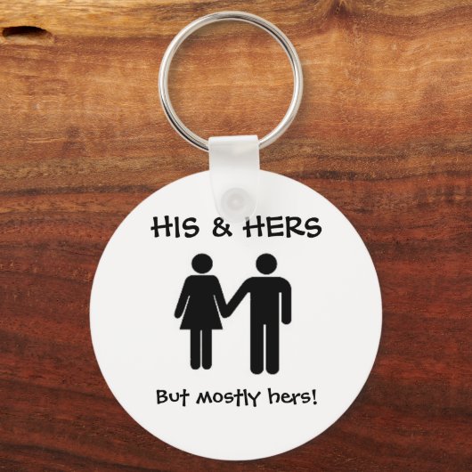 Zijn & Hers Sleutelhanger (Voorkant)