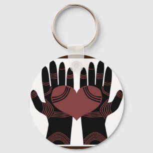 Zijn het helen overhandigt keychain