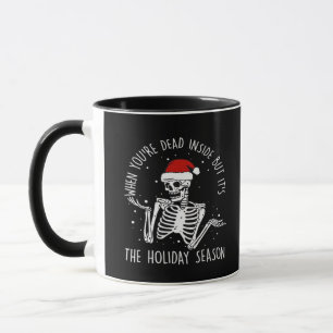 Zijn Holiday Season Skelet Mok