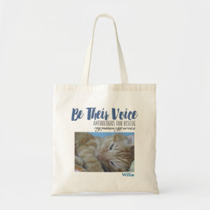 ZIJN HUN VOICE-Animal Rescue Project-personalisere Tote Bag