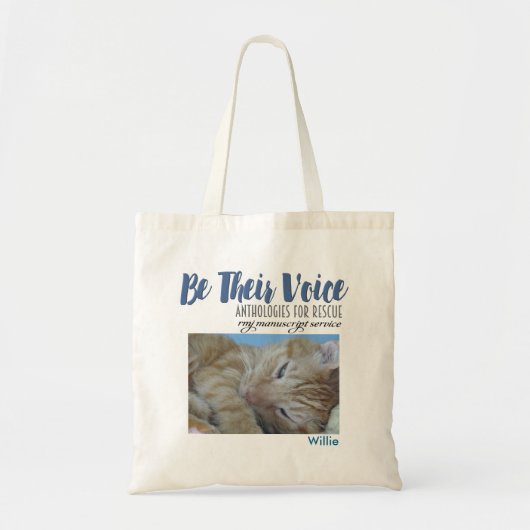 ZIJN HUN VOICE-Animal Rescue Project-personalisere Tote Bag (Voorkant)
