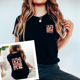 Zijn ik hem in het bruidsmeisje zijn ik gepersonal t-shirt