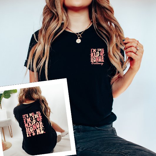 Zijn ik hem in het bruidsmeisje zijn ik gepersonal t-shirt