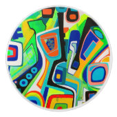 Zijn jongen Elroy keramische knop (Voorkant)