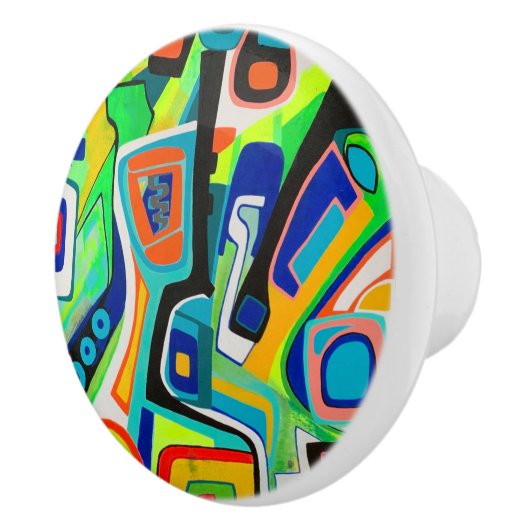 Zijn jongen Elroy keramische knop (Rechts)