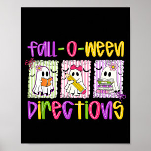 Zijn jouw Fall-o-ween-aanwijzingen grappig Leraar Poster