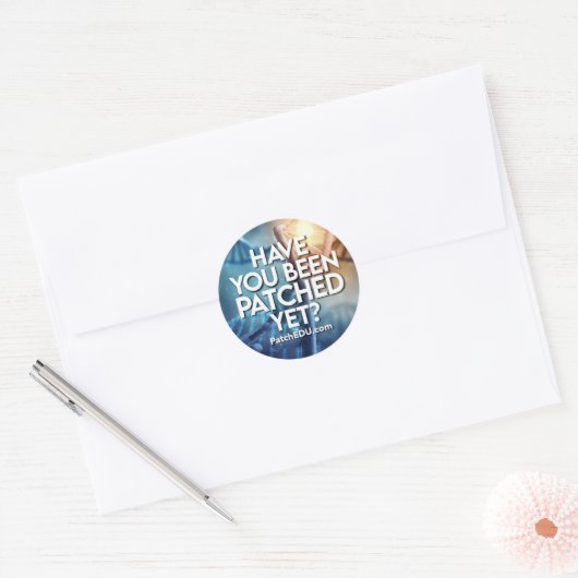 Zijn jullie gepatchte stickers geweest? (Envelop)