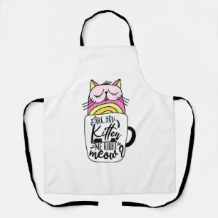 Zijn Katten Je Te Gek Aan Koffie Schort