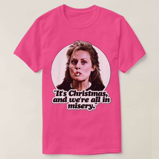Zijn kerst en zijn allemaal in ellendige tijden ge t-shirt (Design voorkant)