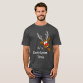 Zijn kerstretro t-shirt (Voorkant volledig)