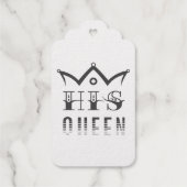 Zijn Koningin Cadeaulabels (Achterkant)