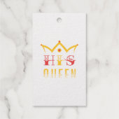 Zijn Koningin Cadeaulabels (Achterkant)