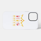 Zijn Koningin iPhone Hoesje (Achterkant horizontaal)