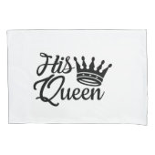 Zijn koningin koppelt één Kussensloop (Voorkant)