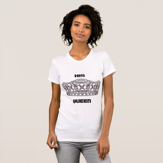 Zijn koningin t-shirt (Voorkant volledig)