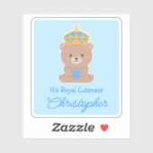 Zijn koninklijke schattigheid | Grappige Schattige Sticker (Vel)