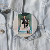 Zijn Koninklijke Trumpness Ronde Button 4,0 Cm (In situ)