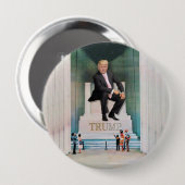 Zijn Koninklijke Trumpness Ronde Button 4,0 Cm (Voorkant /achterkant)
