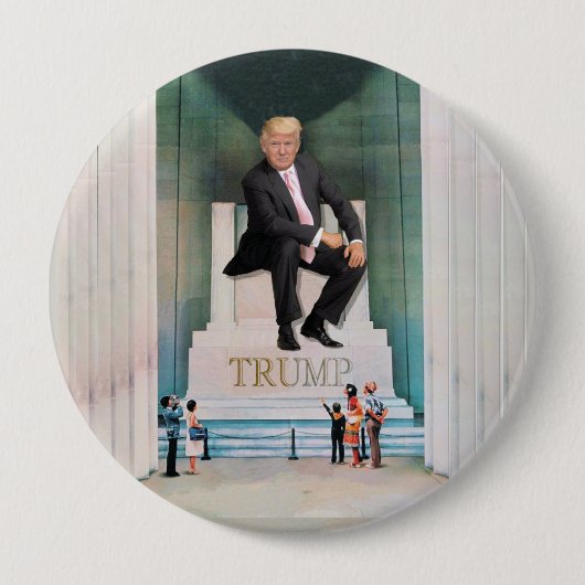 Zijn Koninklijke Trumpness Ronde Button 4,0 Cm (Voorkant)