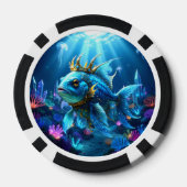 Zijn Koninklijke Visheid Poker Chips (Achterkant)