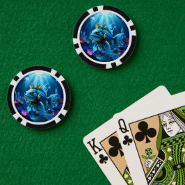 Zijn Koninklijke Visheid Poker Chips