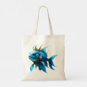Zijn Koninklijke Visheid Tote Bag (Achterkant)