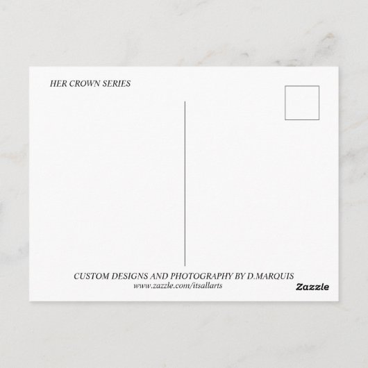 ZIJN KROON #11 BRIEFKAART (Achterkant)