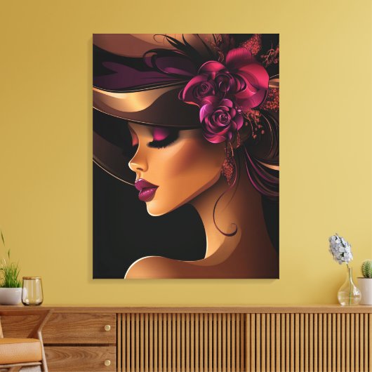 ZIJN KROON #11 CANVAS AFDRUK (Insitu (Woonkamer))