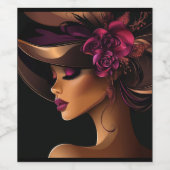 ZIJN KROON #11 WIJN ETIKET (Enkel label)