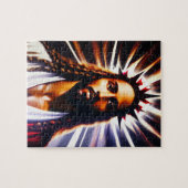 Zijn kroon, zijn glorie Abstracte kunst Puzzle Legpuzzel (Horizontaal)