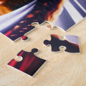 Zijn kroon, zijn glorie Abstracte kunst Puzzle Legpuzzel (Zijkant)