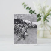 Zijn leger brak huilend uit en sloep. briefkaart (Staand voorkant)