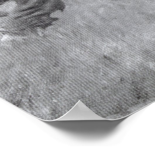 Zijn leger brak huilend uit en sloep. poster (Hoek)