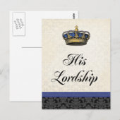 Zijn leidinggevende briefkaart (Voorkant / Achterkant)