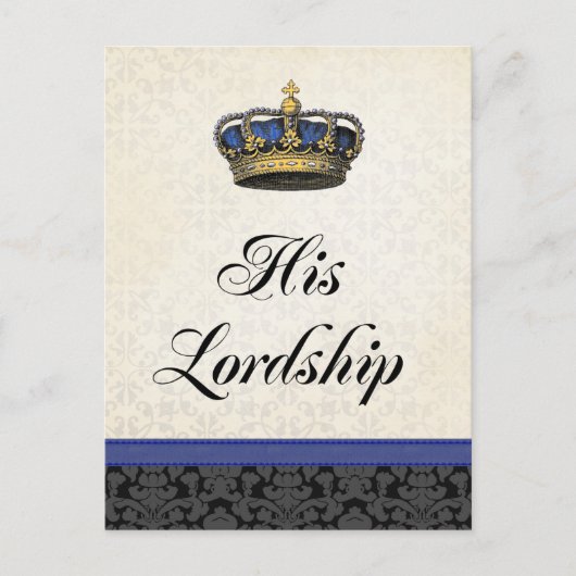 Zijn leidinggevende briefkaart (Voorkant)