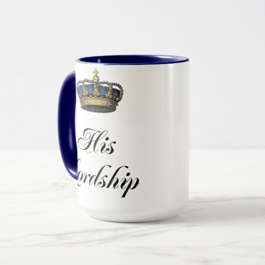 Zijn leidinggevende mok (Voorkant links)