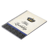 Zijn leidinggevende notitieboek (Linkerzijde)