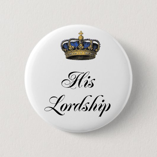Zijn leidinggevende ronde button 5,7 cm (Voorkant)