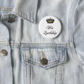 Zijn leidinggevende ronde button 5,7 cm (In situ)